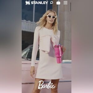 Stanley Peaches N Cream Barbie Tumbler